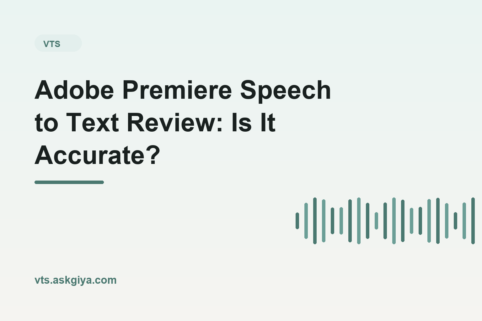 Adobe Premiere Speech to Text Review: Is It Accurate?