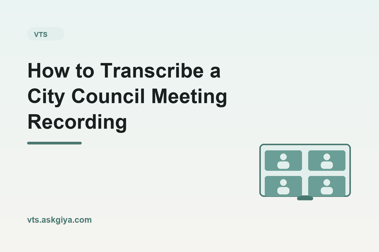 How to Transcribe a City Council Meeting Recording