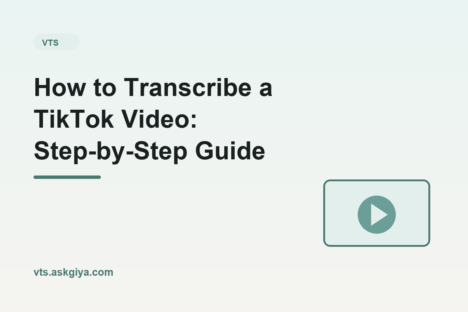 How to Transcribe a TikTok Video: Step-by-Step Guide